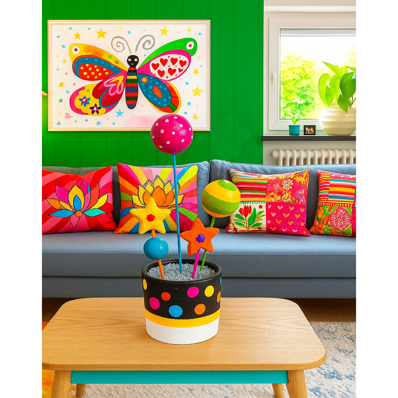 'Starry Pops 2' Vase