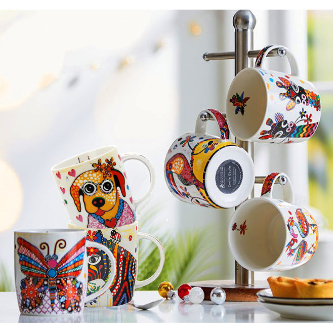Smile Style & Kaleidoscope Mugs (set of 10)
