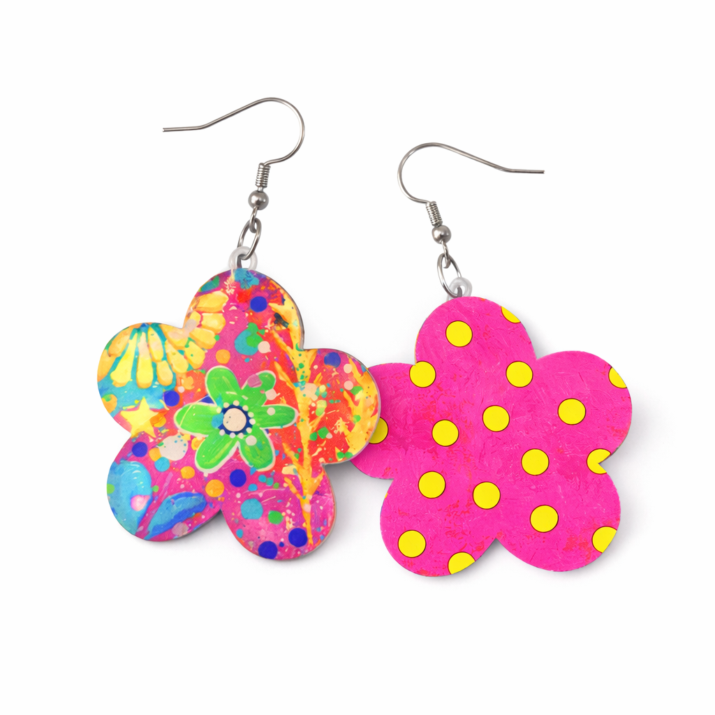 Buttercup Flower Earrings