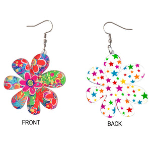 Periwinkle Flower Earrings