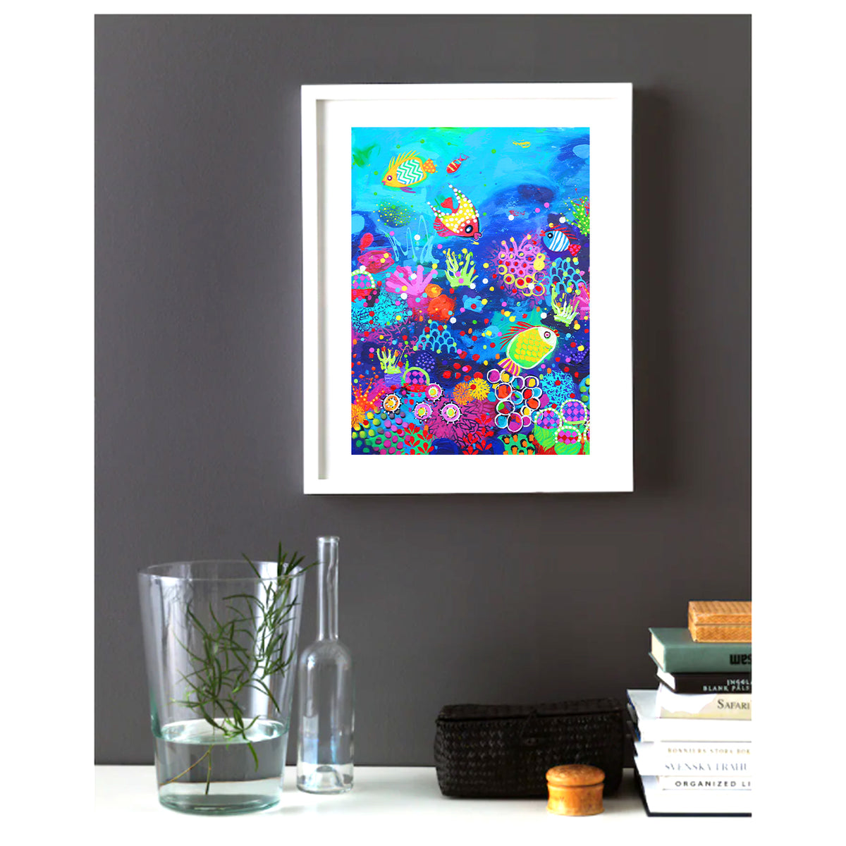 Wall Art Framed Print - Fish Bowl