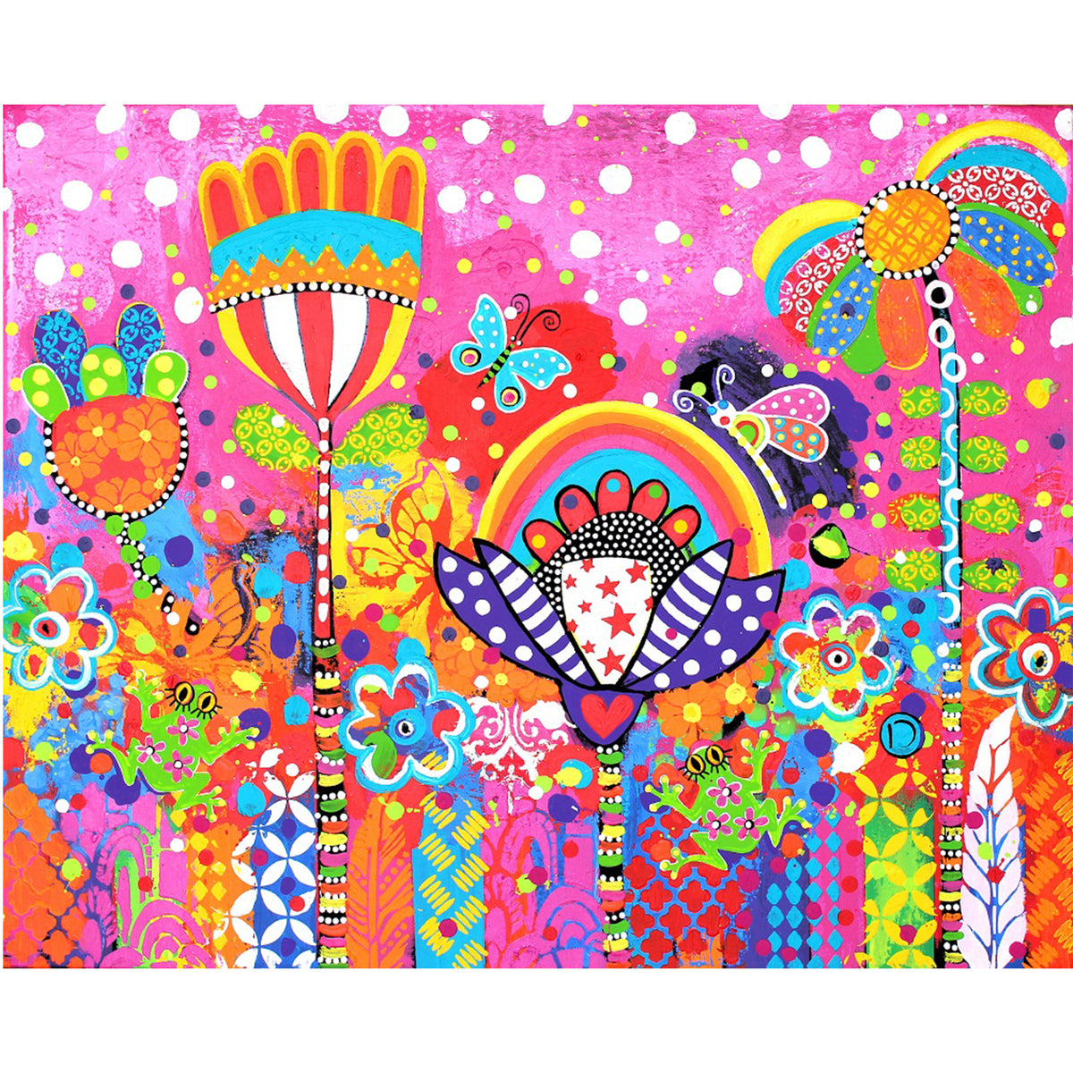 Original Painting - Florals on Parade