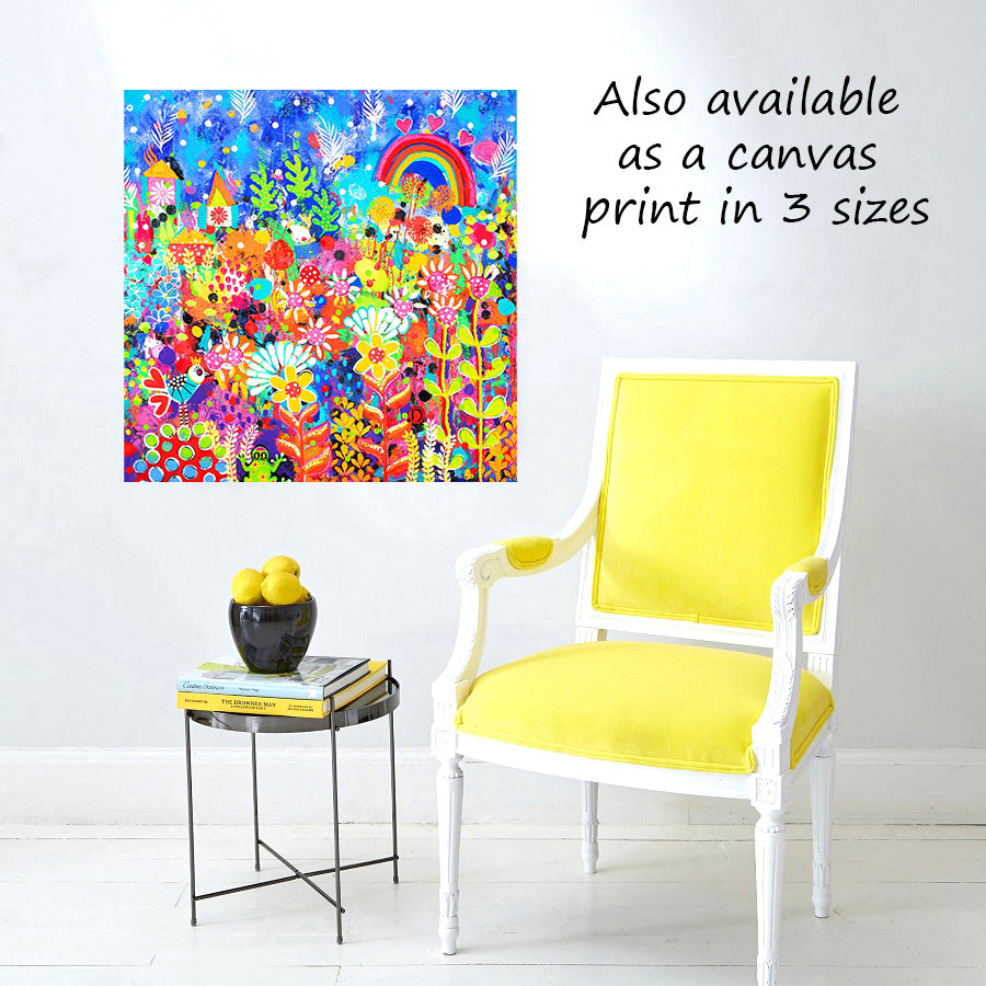 Canvas Wall Art - Floral Carpet