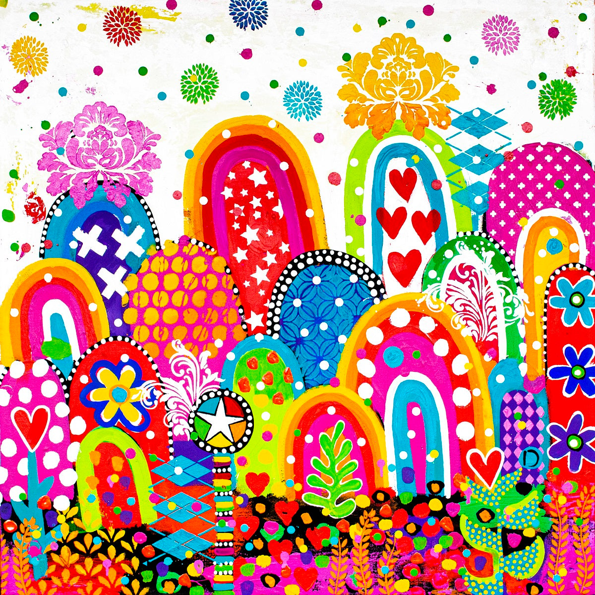 Original Painting - Pergola Paradise