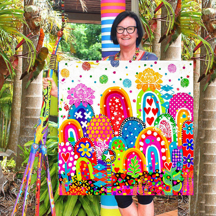 Original Painting - Pergola Paradise