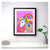 Wall Art Framed Print Rainbow Unicorn 1