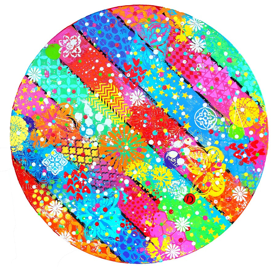 Casbah Art Table - Hand Painted