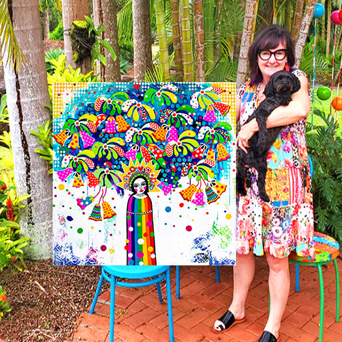 Original Painting - Angel Trumpet