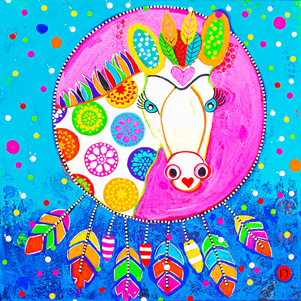 Original Painting - Dream Catcher - Horse