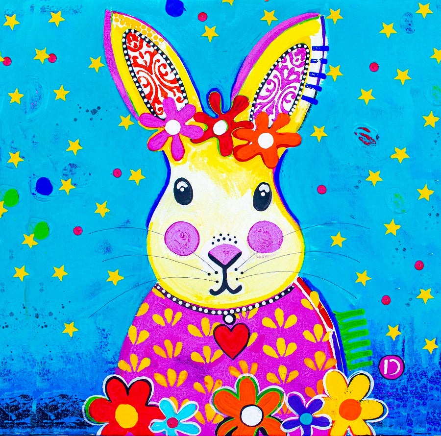 Canvas Wall Art - Witty Rabbit