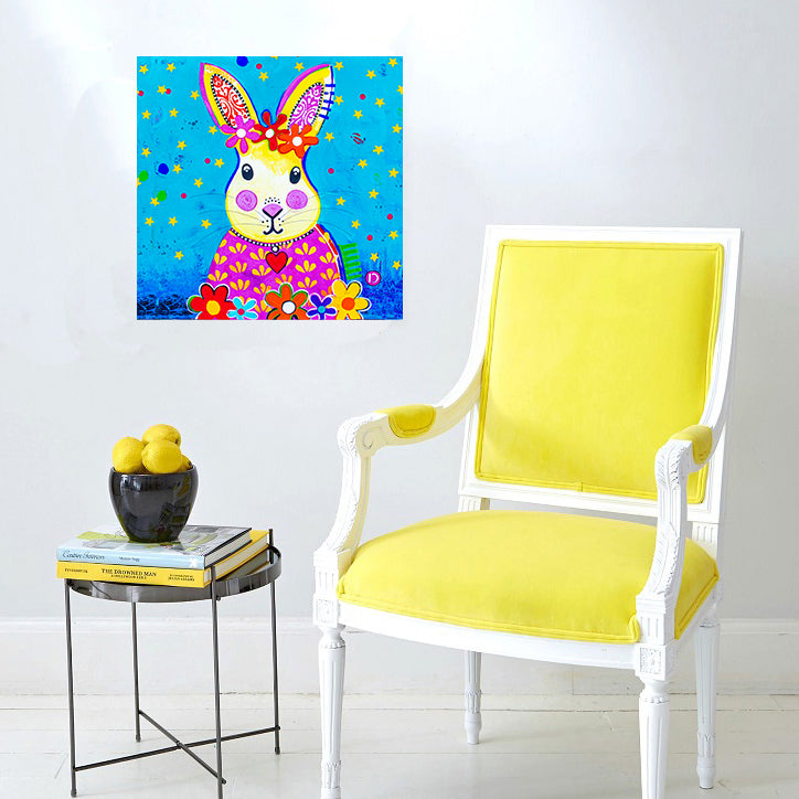 Canvas Wall Art - Witty Rabbit