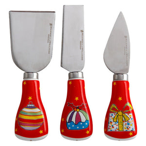 Knives & Platter Christmas Set
