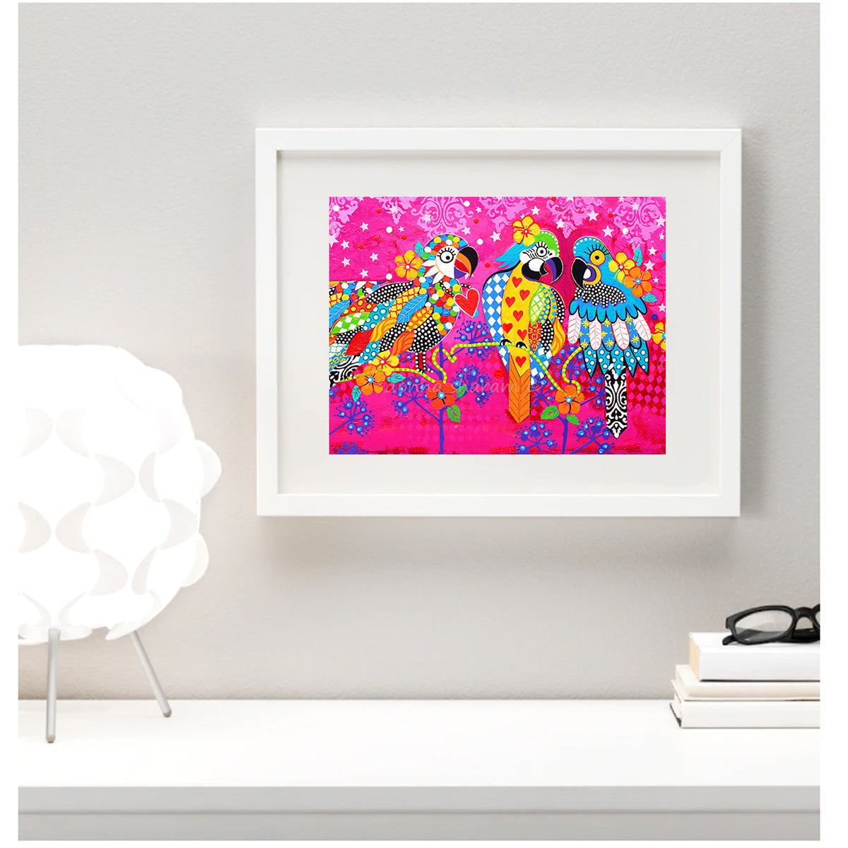 Wall Art Framed Print - Araras - Macaw