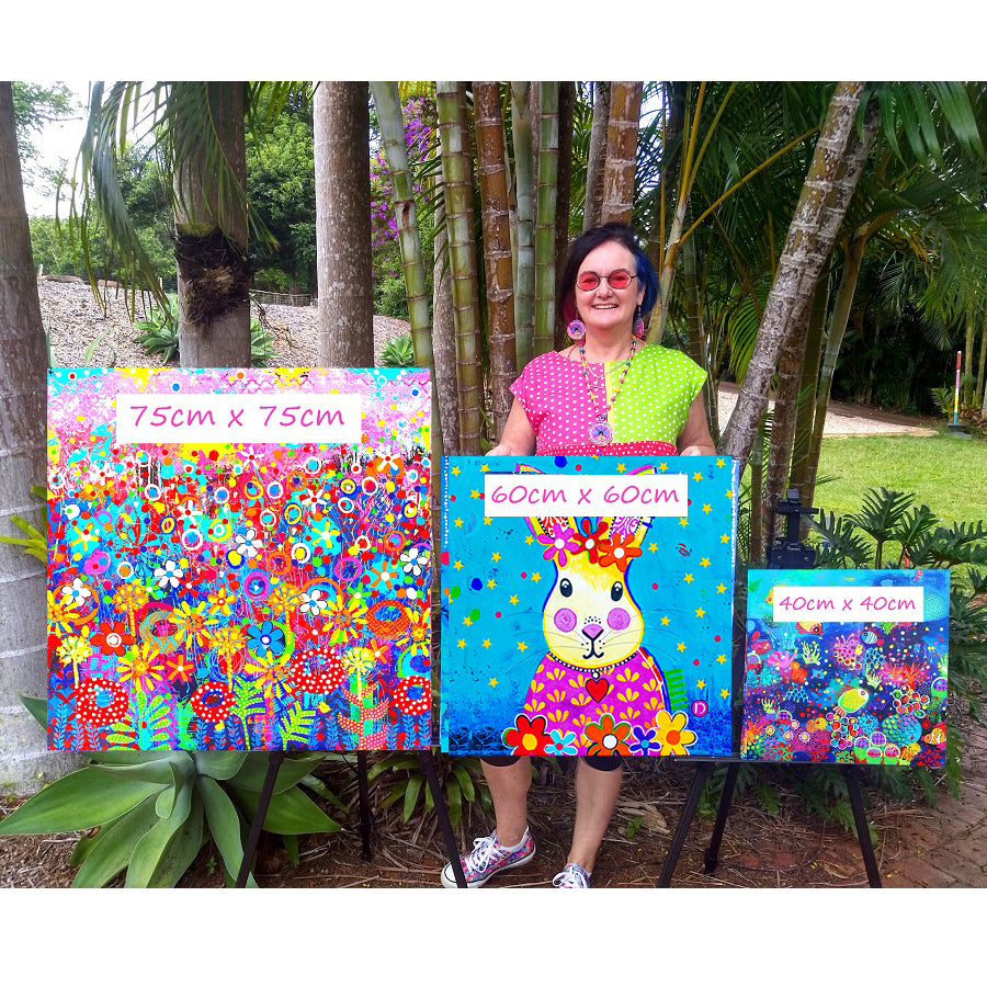 Canvas Wall Art - Witty Rabbit