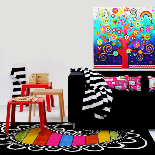 Canvas Wall Art - The Peace Tree