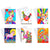 6 Colourful Animal Greeting Cards
