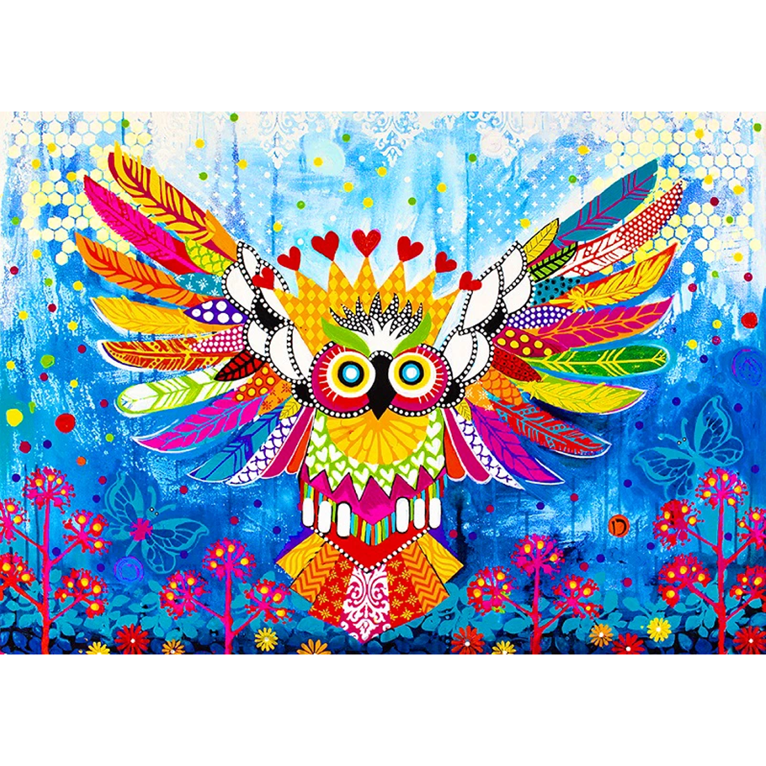 Wall Art Framed Print - Hedwig - Owl